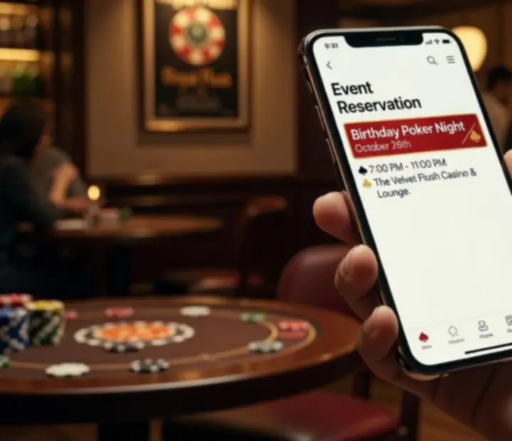 Rezerwacja urodzinowego wieczoru pokerowego w restauracji